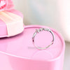 14K White Gold Love Wedding Band Anniversary Women Ring 0.01 Ct Diamond Fine 585 - diamondiiz.com