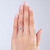 Women 14K Rose Gold Bridal Wedding Band Ring 0.01 Ct Natural Diamonds - diamondiiz.com