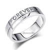 Matching 14K White Gold Forever Men Wedding Band Ring 0.02 Ct Diamonds - diamondiiz.com