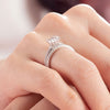 1 Carat Moissanite Diamond Ring Set (1 pcs / 2 pcs) 925 Sterling Silver MFR8361