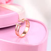 14K Rose Gold Wedding Band Anniversary Ring 0.04 Ct Diamond Fine Jewelry - diamondiiz.com