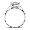 1.5 Ct Princes Cut Solid 925 Sterling Silver Wedding Promise Engagement Ring XFR8006