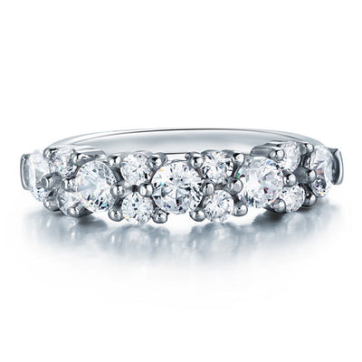2.5 Carat Solid 925 Sterling Silver Wedding Ring Jewelry - diamondiiz.com