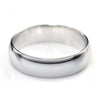 High Polished Plain Men's Solid Sterling 925 Silver Ring XFR8053