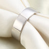 High Polished Men's Solid Sterling Solid 925 Silver Wedding Band Ring Jewelry - diamondiiz.com