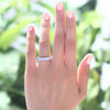 Princess Cut Five Stone 1.25 Ct Solid 925 Sterling Silver Bridal Wedding Band Ring Jewelry - diamondiiz.com