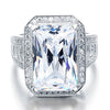 Princess Cut Created Diamond 925 Sterling Silver Ring XFR8116