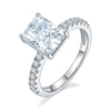 3 Carat Created Diamond Engagement Ring 925 Sterling Silver XFR8336