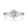 1.5 Carat Moissanite Diamond Solitaire Engagement Ring 925 Sterling Silver MFR8341